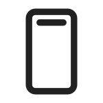 Phone Status Bar SVG Icon